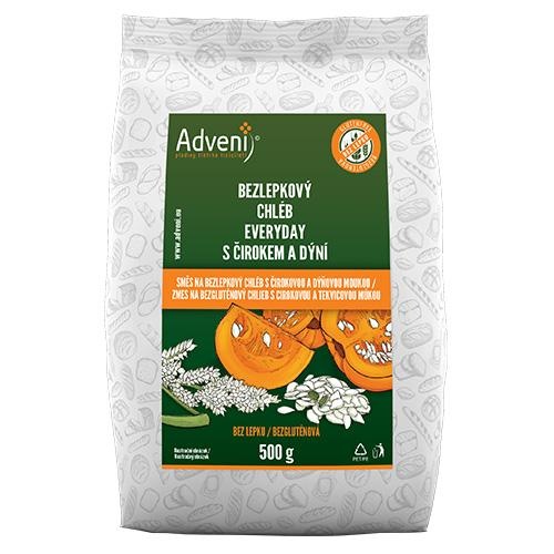 ADVENI Bezlepkový chléb EVERYDAY s čirokem a dýní 500 g
