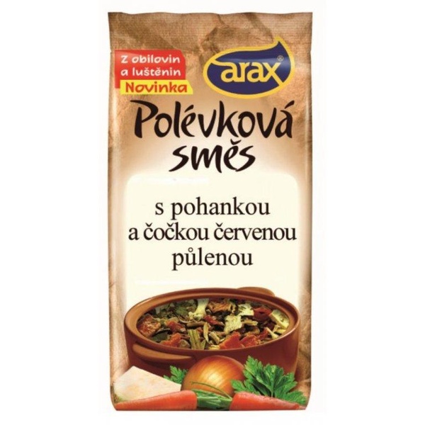 ARAX PS Čočka červená loup. a pohanka 160 g - 