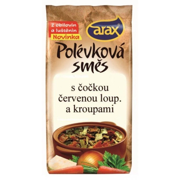 ARAX PS Čočka červená loup. a pšen. Kroupy 160 g - 
