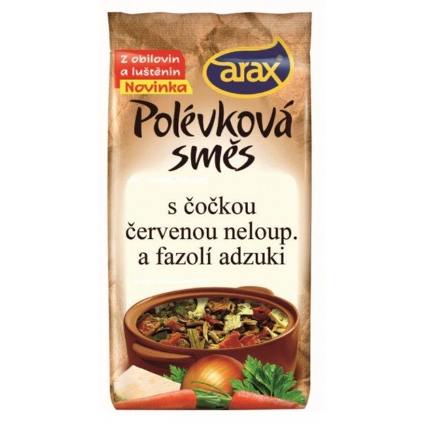 ARAX PS Čočka červená neloup. a adzuki 160 g - 