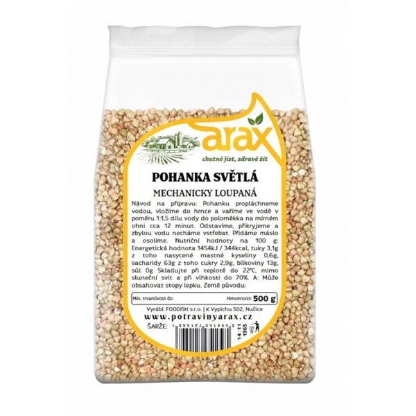 ARAX Pohanka, světlá 500 g - 