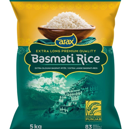 ARAX Rýže Basmati Extra Long Premium 5 kg