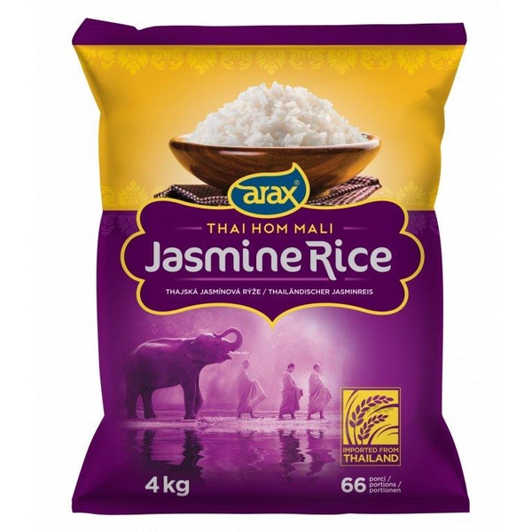 ARAX Rýže jasmínová premium Hom Mali 4 kg - 