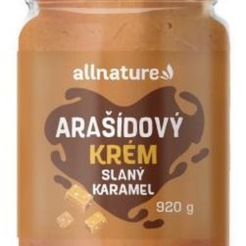Allnature Arašídový krém - slaný karamel 920 g