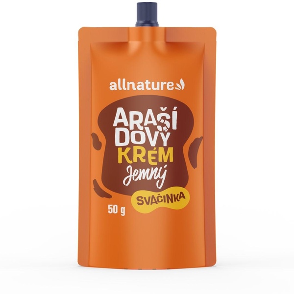 Allnature Arašídový krém jemný 50 g - 