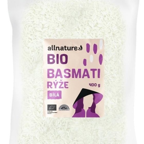 Allnature Basmati rýže bílá BIO 400 g
