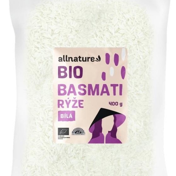 Allnature Basmati rýže bílá BIO 400 g - 