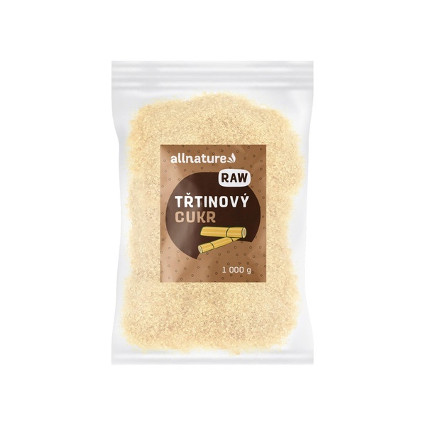 Allnature Cukr třtinový nerafinovaný RAW 1000 g - 