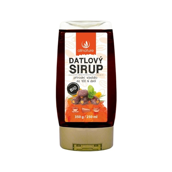 Allnature Datlový sirup BIO 250 ml - 
