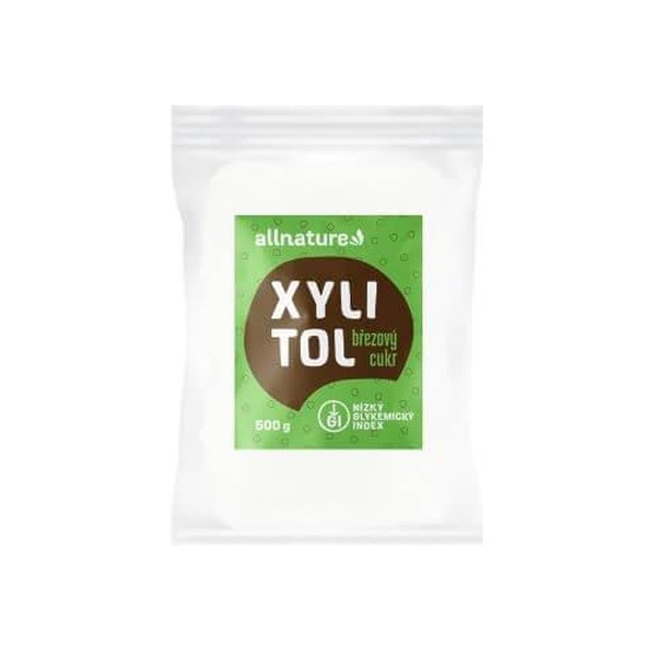 Allnature Xylitol - březový cukr 500 g - 