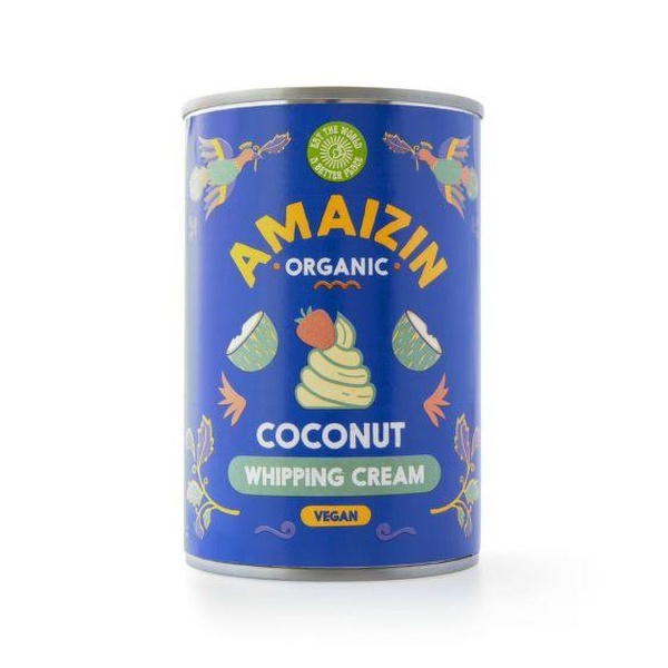 Amaizin Krém kokosový ke šlehání 30 % tuku BIO 400 ml - 