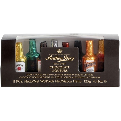 Anthon Berg lahvičky s alkoholem "liquers" 8 ks 125 g