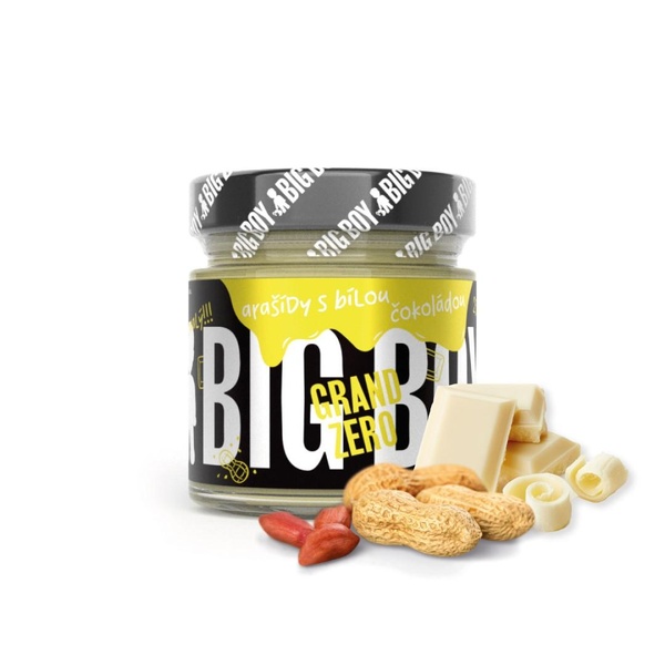 BIG BOY Butter Grand Zero s bílou čokoládou 250g - 
