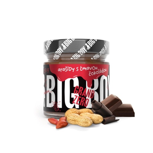 BIG BOY Butter Grand Zero s tmavou čokoládou 250g