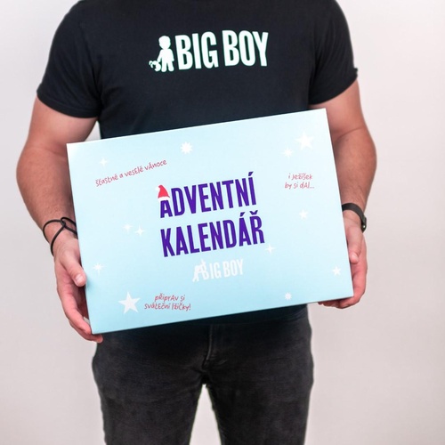 Adventní kalendář BIG BOY 2024 s ořechovými másly a zdravými dobrotami