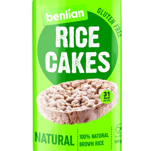 Benlian Rice cakes rýžové chlebíčky přírodní 100 g