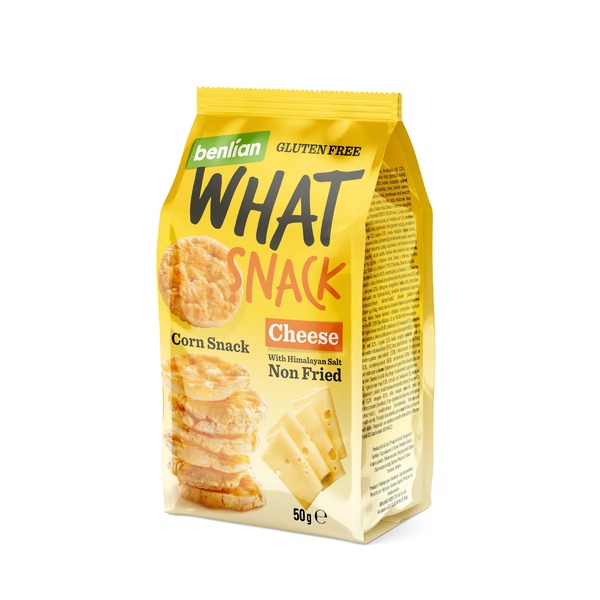 Benlian What Snack kukuřičný snack s příchutí sýru 50 g - 