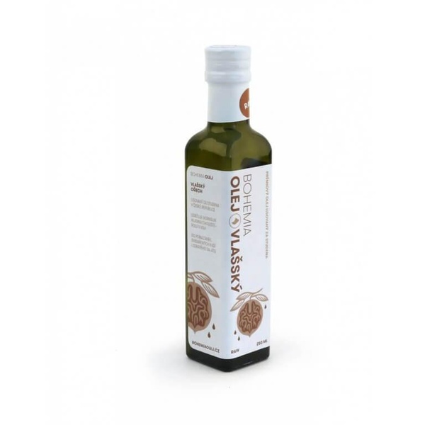 Vlašský olej RAW (ČR) 250ml - tekutá síla proti zánětu, bolestem a únavě - 