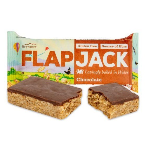 Brynmor Flapjack ovesný s polevou s čokoládovou příchutí bezlepkový 80 g
