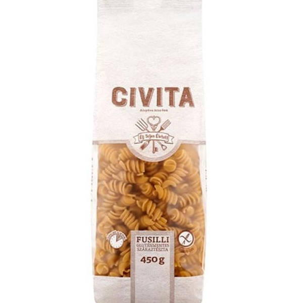 CIVITA Těstoviny kukuřičné vřetena bez lepku 450 g - 