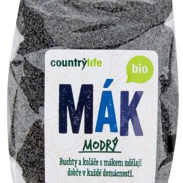 Country Life Mák modrý BIO 250 g - 