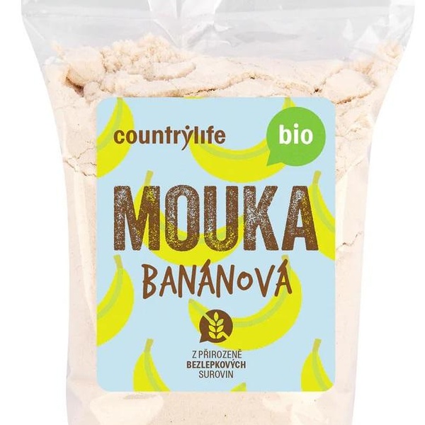 Country Life Mouka banánová BIO 250 g - 