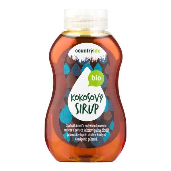 Country Life Sirup kokosový BIO 250 ml - 