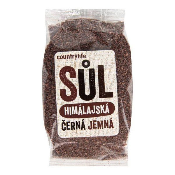 Country Life Sůl himálajská černá jemná 250 g - 