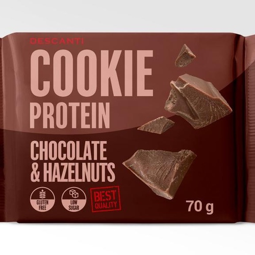 DESCANTI s.r.o DESCANTI Cookie Protein Chocolate & Hazelnuts 70 g