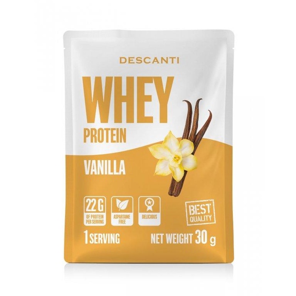 DESCANTI s.r.o Descanti whey protein - vanilka Množství: 30 g - 