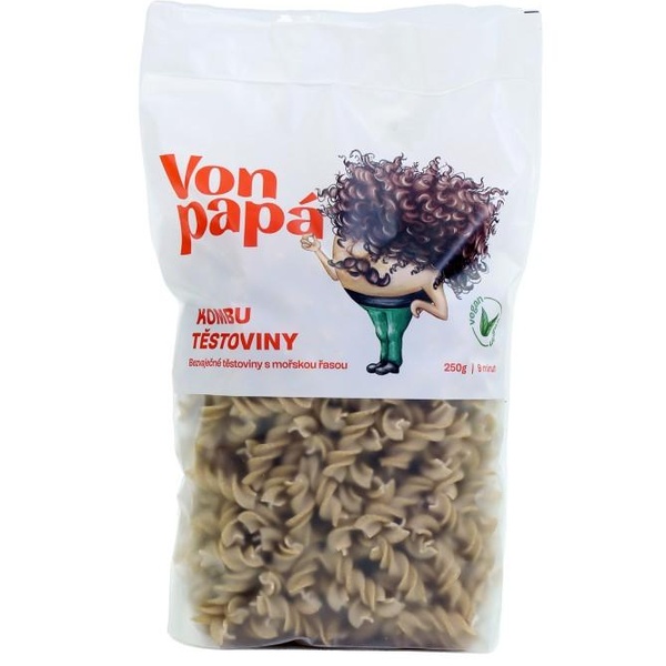 Ekoprodukt spol. s.r.o. Ekoprodukt Fitness bezvaječné těstoviny s mořskou řasou 250 g - 