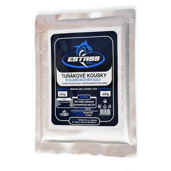 Estass Tuňákové kousky ve slunečnicovém oleji 650g - 