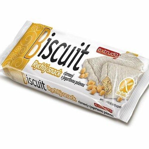 Extrudo - Rychlý snack cizrnový s jogurtovou polevou bez lepku 24 g