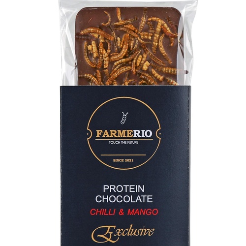 FARMERIO s.r.o. FARMERIO Protein chocolate - Chilli & Mango 50 g