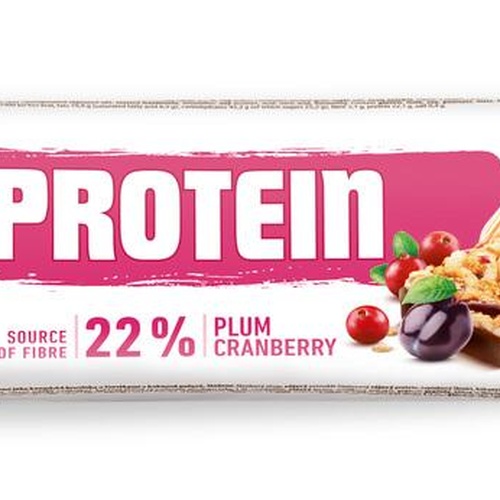 Fit protein tyčinka brusinka a švestka v kakaové polevě 35 g