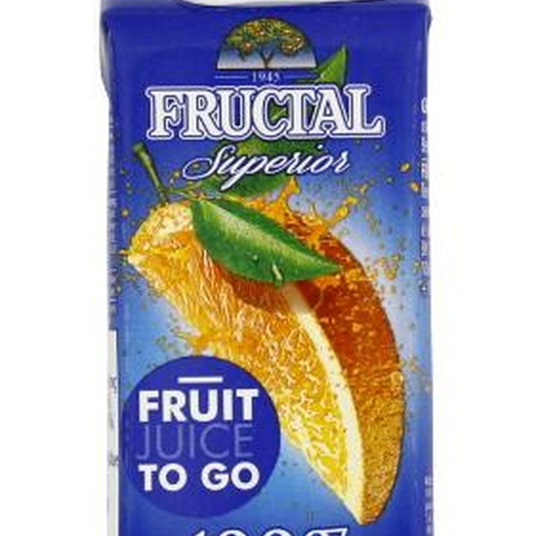 Fructal superior pomeranč 100% 0,2l - 