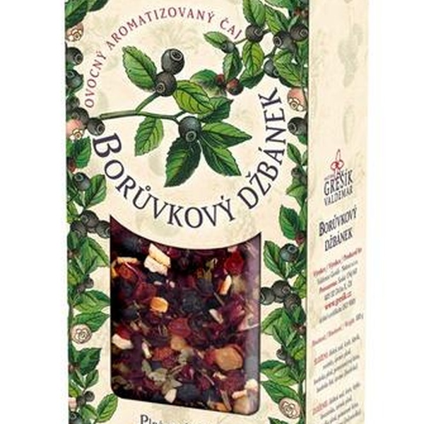 GREŠÍK Borůvkový džbánek  Ovocný čaj krab. 100 g - 