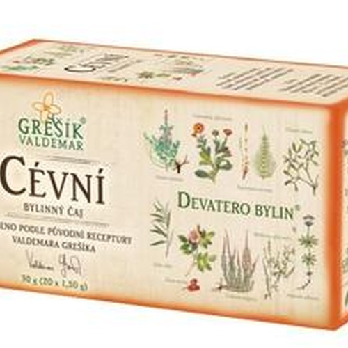 GREŠÍK Čaj Devatero bylin Cévní 20 n.s.