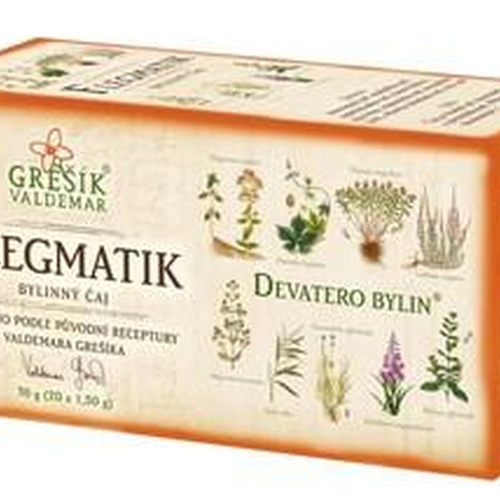 GREŠÍK Čaj Devatero bylin Flegmatik 20 n.s.