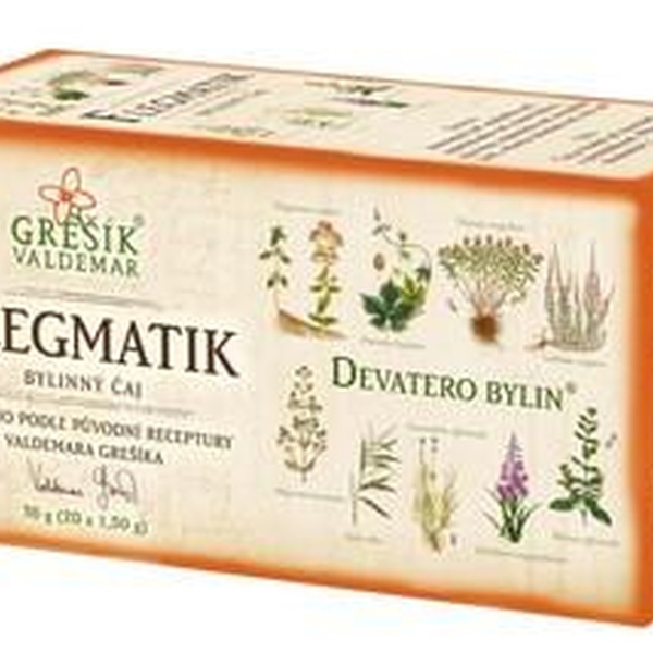 GREŠÍK Čaj Devatero bylin Flegmatik 20 n.s. - 