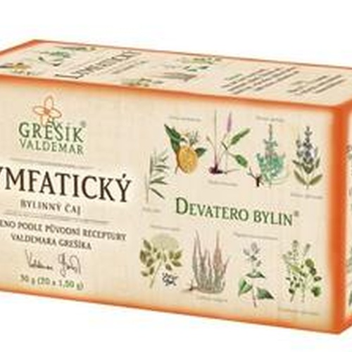 GREŠÍK Čaj Devatero bylin Lymfatický 20 n.s.