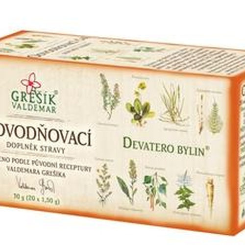GREŠÍK Čaj Devatero bylin Odvodňovací 20 n.s.