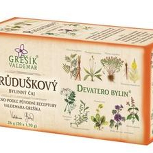 GREŠÍK Čaj Devatero bylin Průduškový 20 n.s.