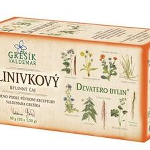 GREŠÍK Čaj Devatero bylin Slinivkový 20 n.s.
