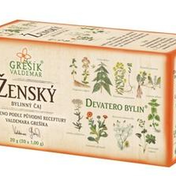 GREŠÍK Čaj Devatero bylin Ženský 20 n.s. - 