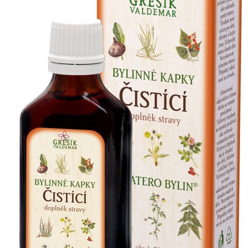 GREŠÍK Devatero bylin kapky Čistící kapky 50 ml