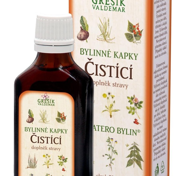 GREŠÍK Devatero bylin kapky Čistící kapky 50 ml - 