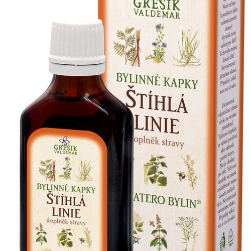 GREŠÍK Devatero bylin kapky Štíhlá linie kapky 50 ml
