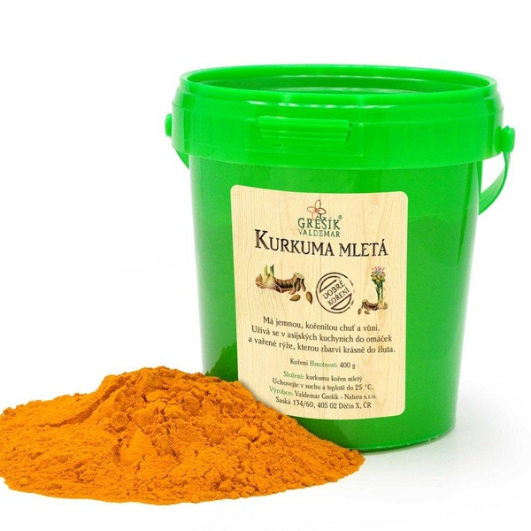 GREŠÍK Dobré koření Kurkuma mletá 400 g - 