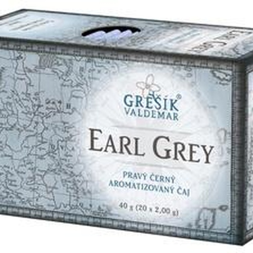 GREŠÍK Earl Grey 20 n.s. Černý čaj